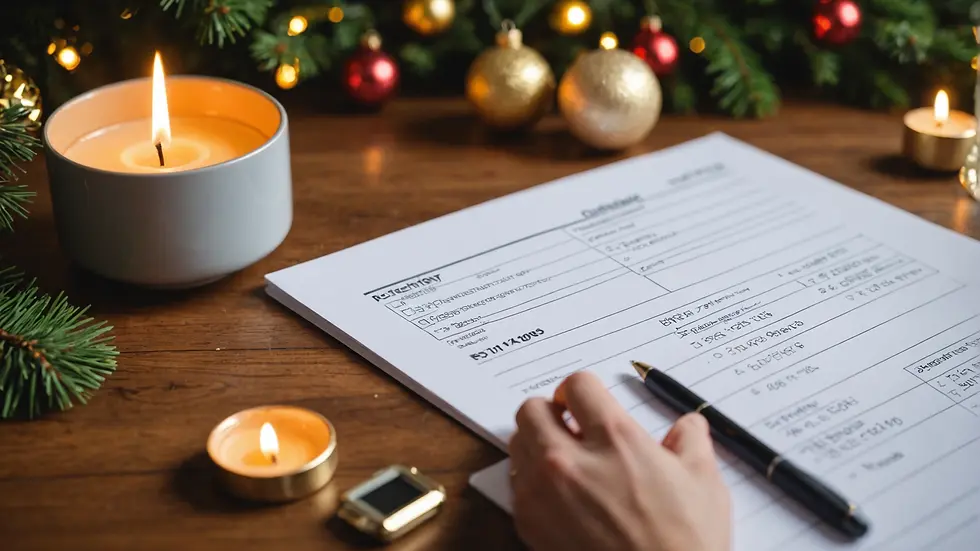Holiday Budget Planning