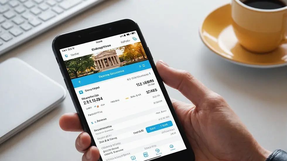 Screenshot of a budgeting app displaying expenses and income
