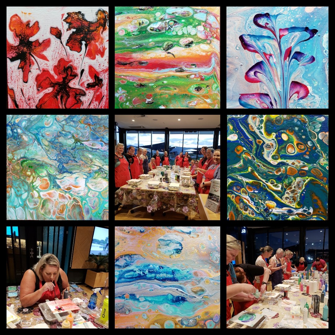 Dinmore Cottage Paint Pouring High Tea Experience Afternoon