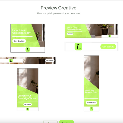 adlever's creative generation results