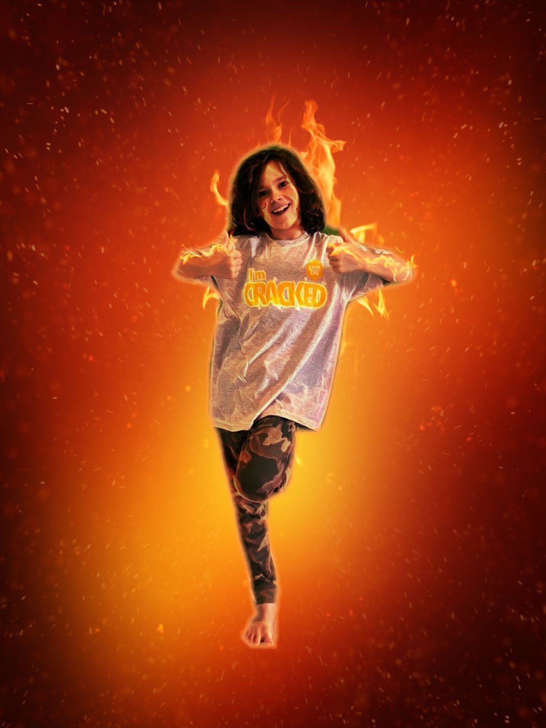 I'm Cracked - Grey T-shirt