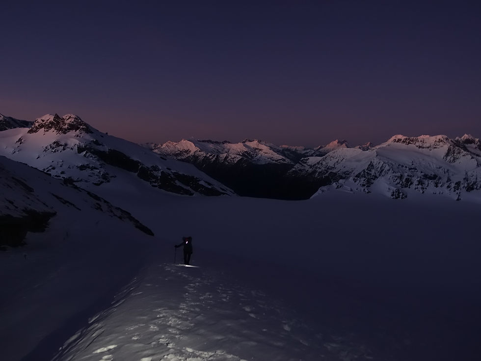 Approaching the base of the SWR