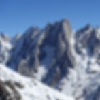 Unclimbed 5700m peak with huge granite face