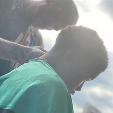 Cutting hair for Autistic. 