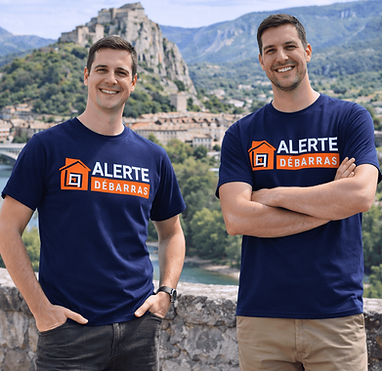 Équipe Alerte Débarras à Sisteron, intervention soignée et organisée