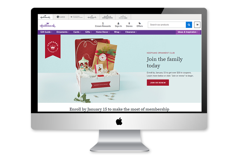 Hallmark Landing Page
