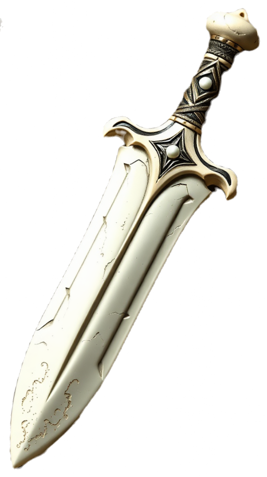 pearlescent bone fantasy primitive dagger icon.png