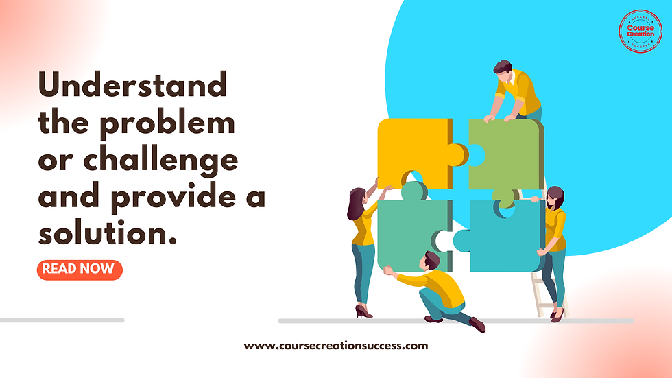Understand the problem or challenge and provide a solution.