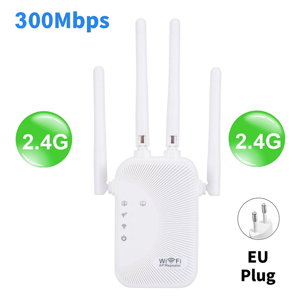 Miniatura: Kebidumei 1200/300Mbps Wifi Repeater Amplifier 2.4G 5G Network Expander Range Ex