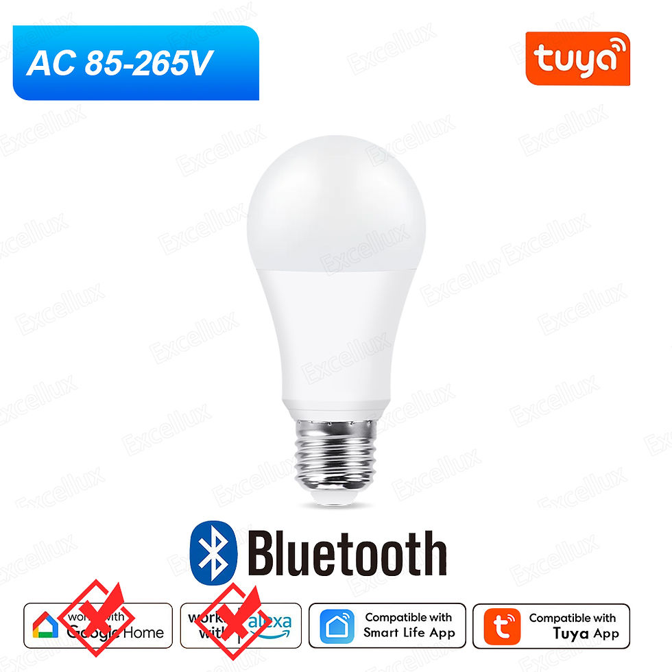 Miniatura: Tuya E27 Led Lamp App Control Bluetooth /WiFi Led Light Bulbs 15W RGB CW WW Smar