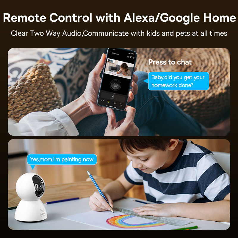 Miniatura: Baseus 4MP IP Camera Smart 5G WIFI Security Camera Indoor Home Protection PT 3K 