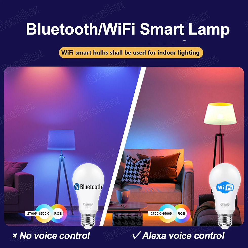 Thumbnail: Tuya E27 Led Lamp App Control Bluetooth /WiFi Led Light Bulbs 15W RGB CW WW Smar