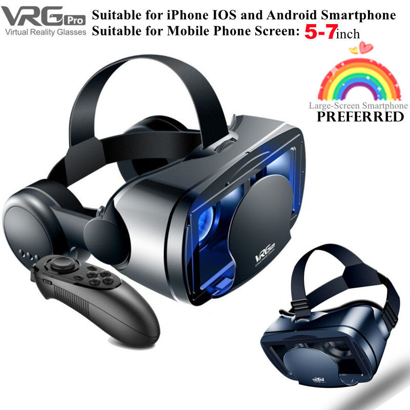 Virtual Reality VR Glasses IMAX Huge Screen HD 3D Glasses Google Cardboard Box V