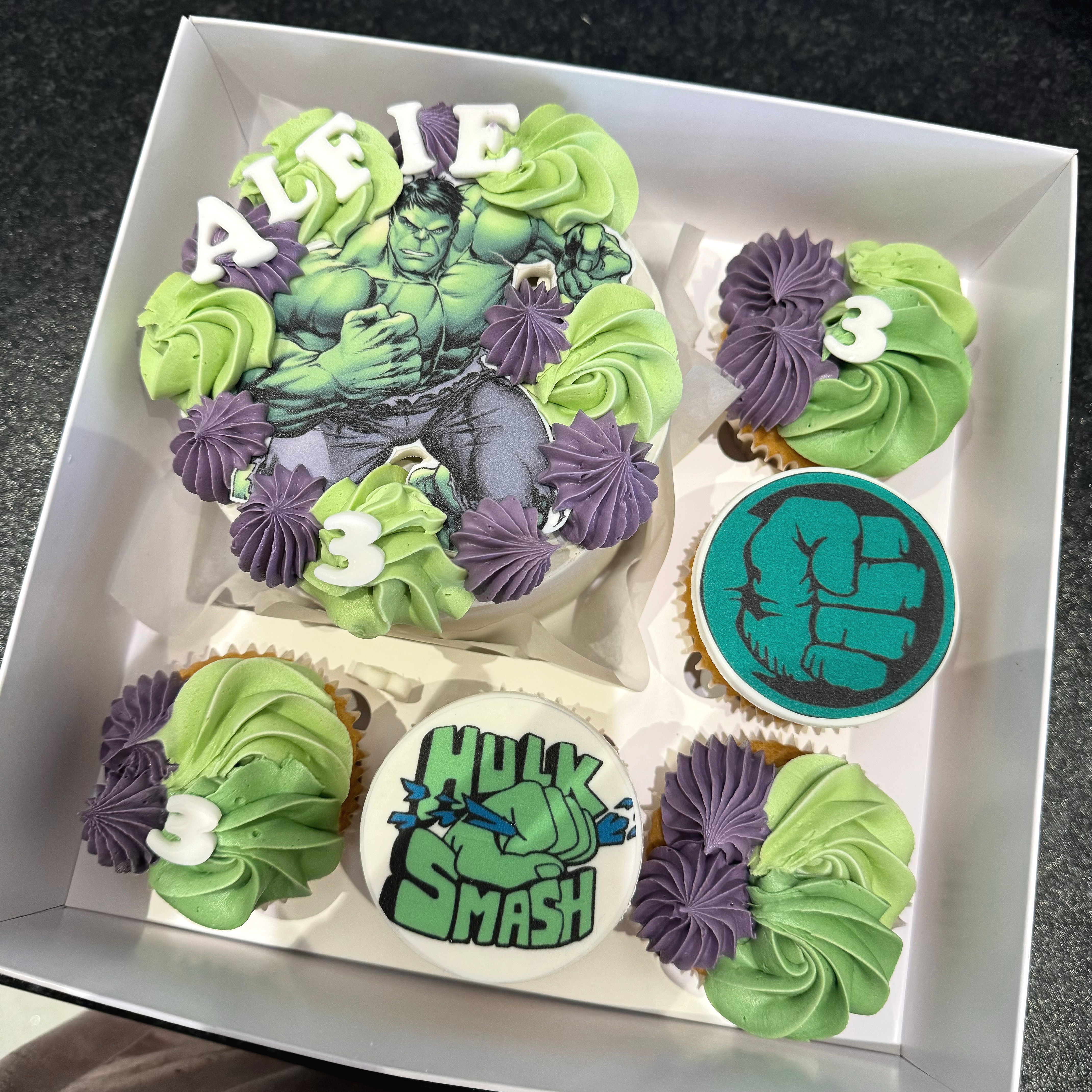 Character Cake and Cupcake Box