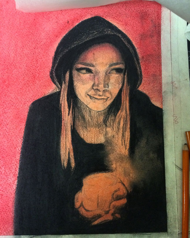 Drawing II: Portrait 3 - WIP
