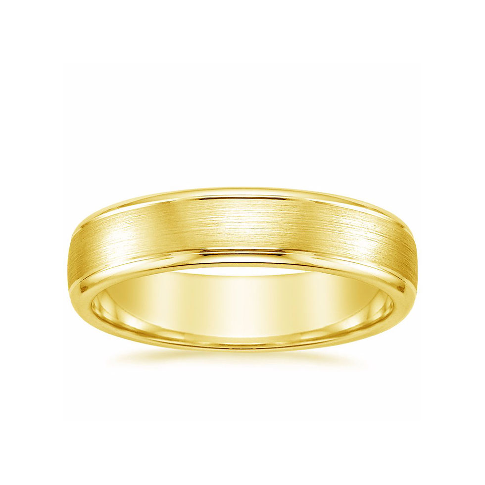 Thumbnail: "LOGAN" BEVELED EDGE WEDDING RING (5 MM)