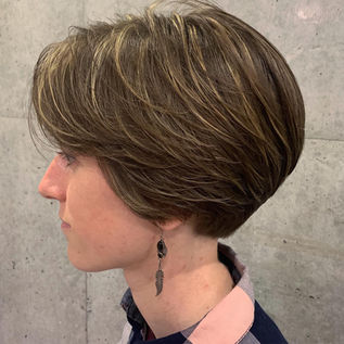 ハンサムショート×ハイライト