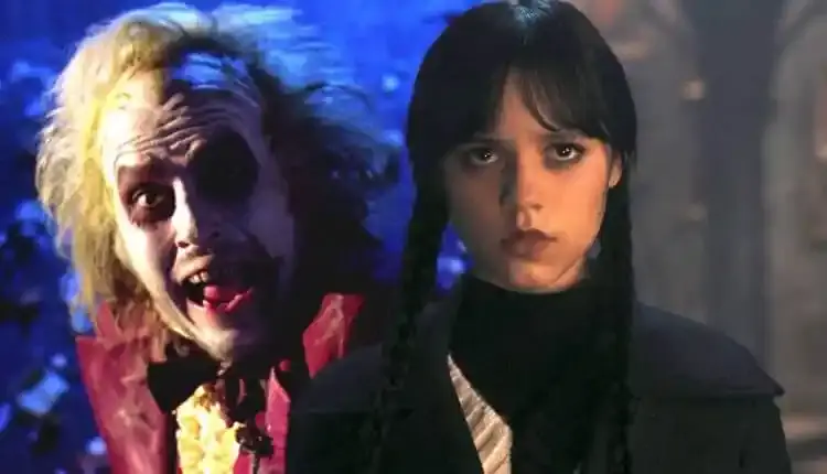 Michael Keaton e Jenna Ortega