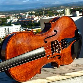 Viola 2025 construída por Felipe Soares. Inspirada em Andrea Amati.