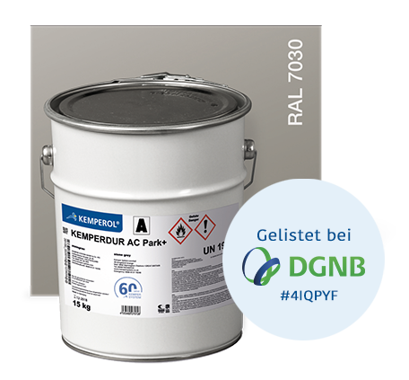 KEMPERDUR AC Park+ Komp. A Steingrau (RAL 7030) 15 kg