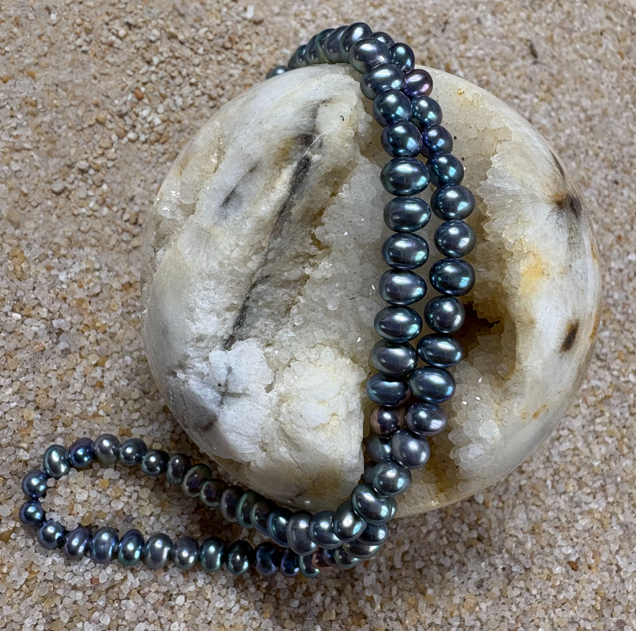Freshwater Peacock Pearl Strand