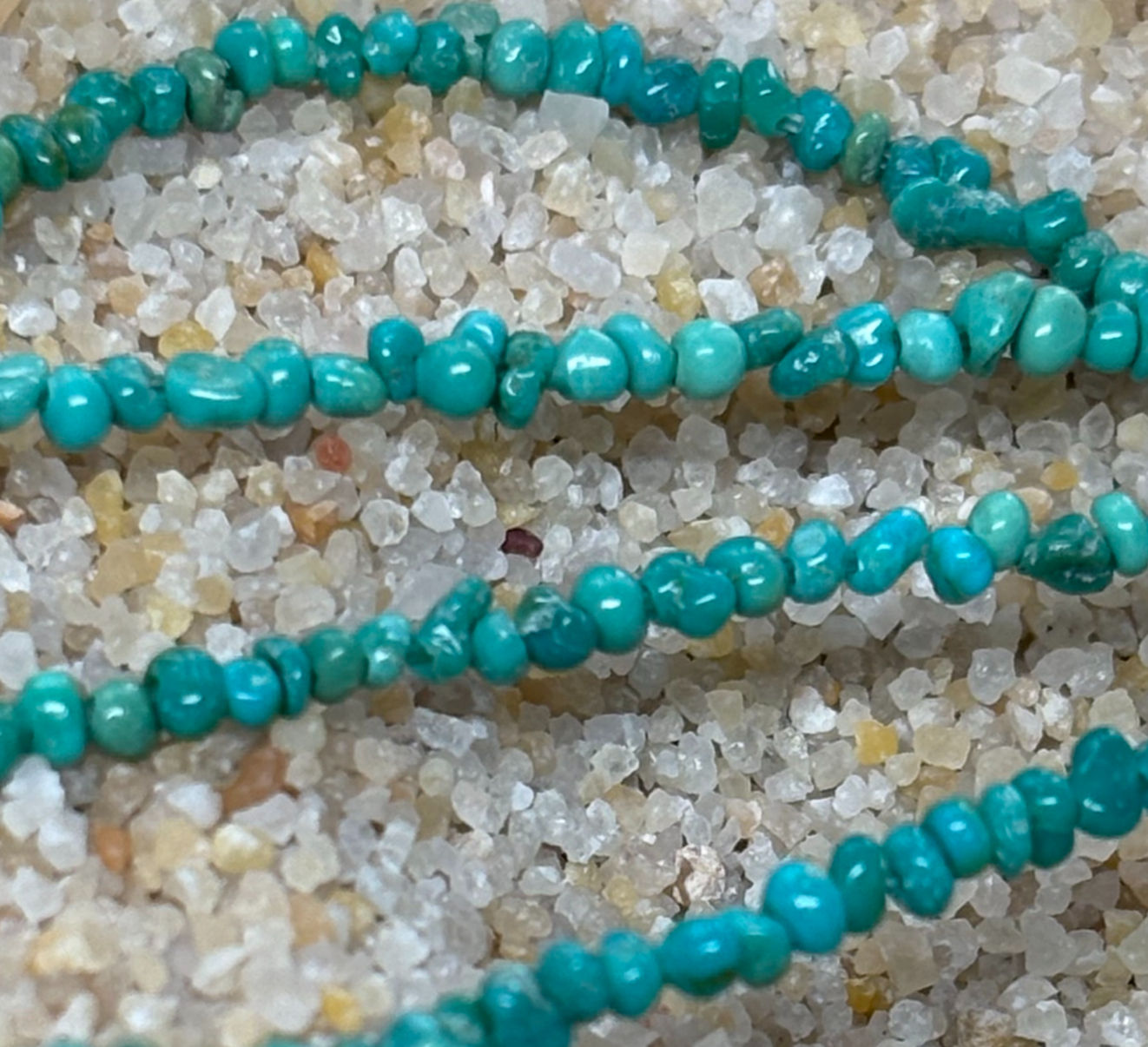 Turquoise Nugget 2.5mm