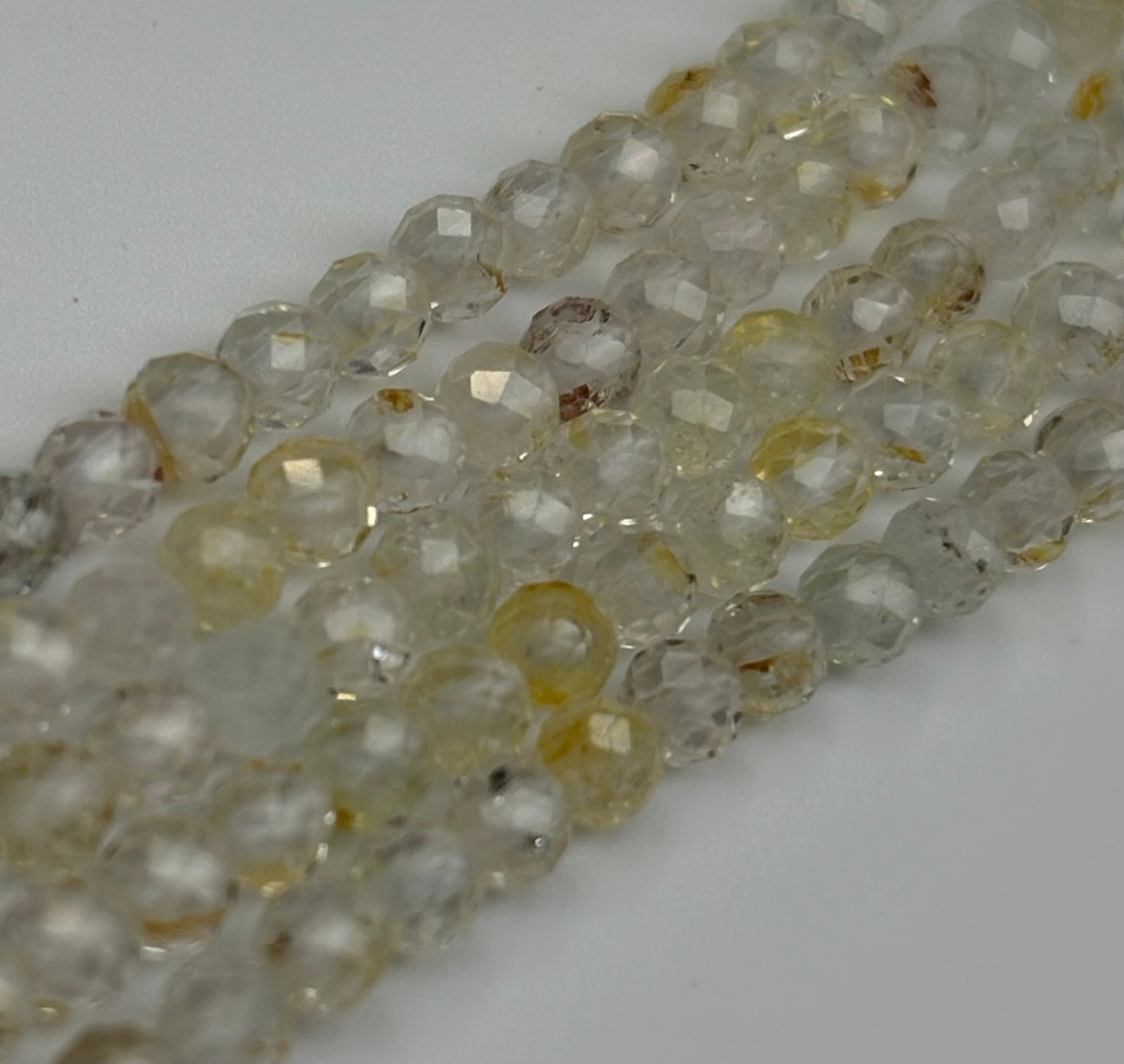 Topaz Faceted Strand 3mm: 1 Strand