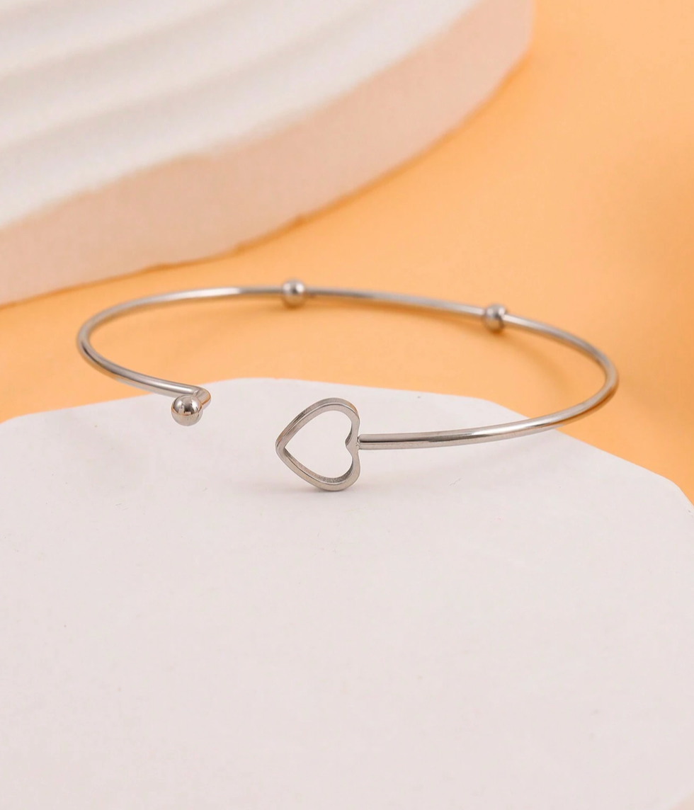 Miniature : Bracelet "boucle coeur" personnalisable