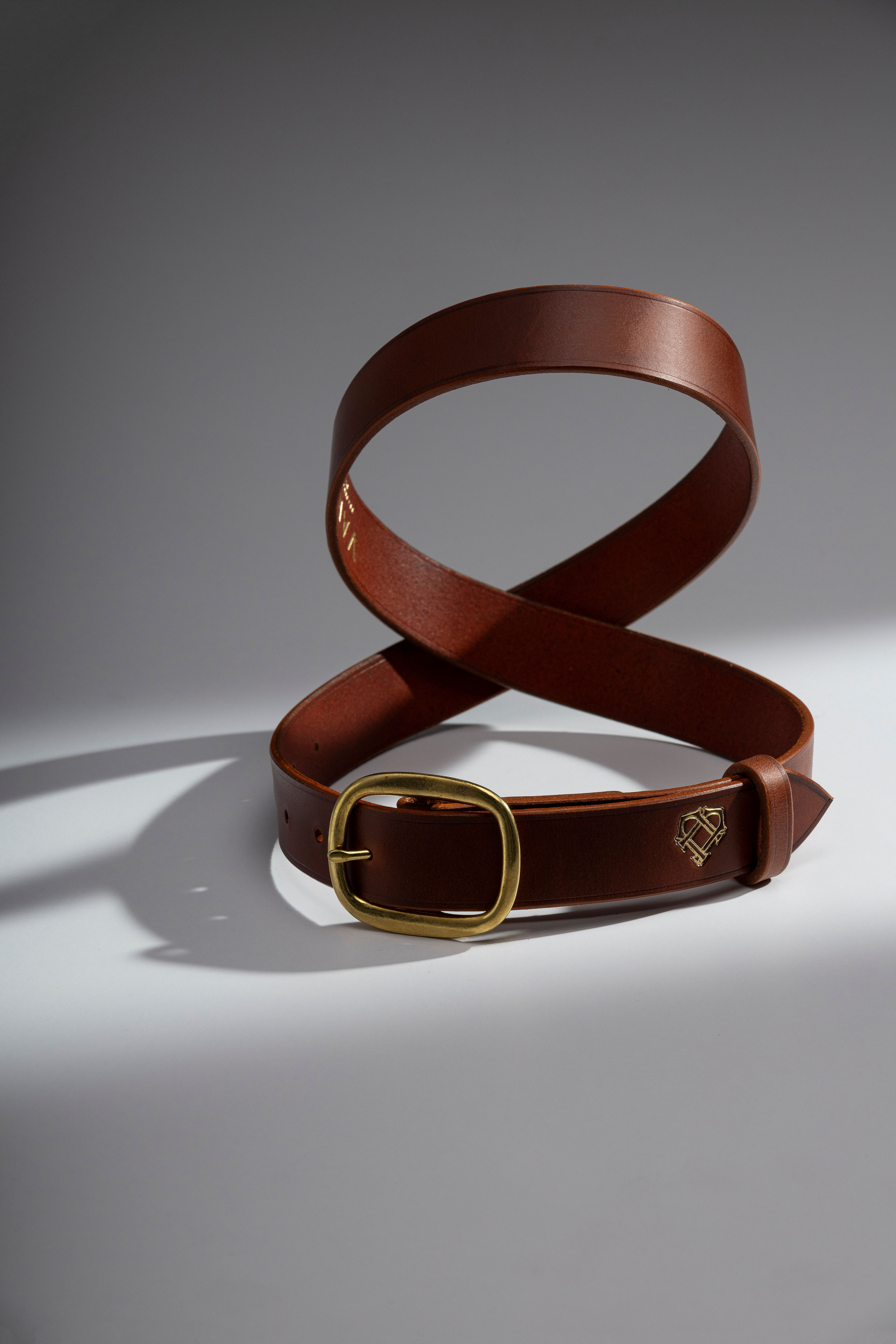 Women’s Vegetable Tanned Leather Belt-Acajou
