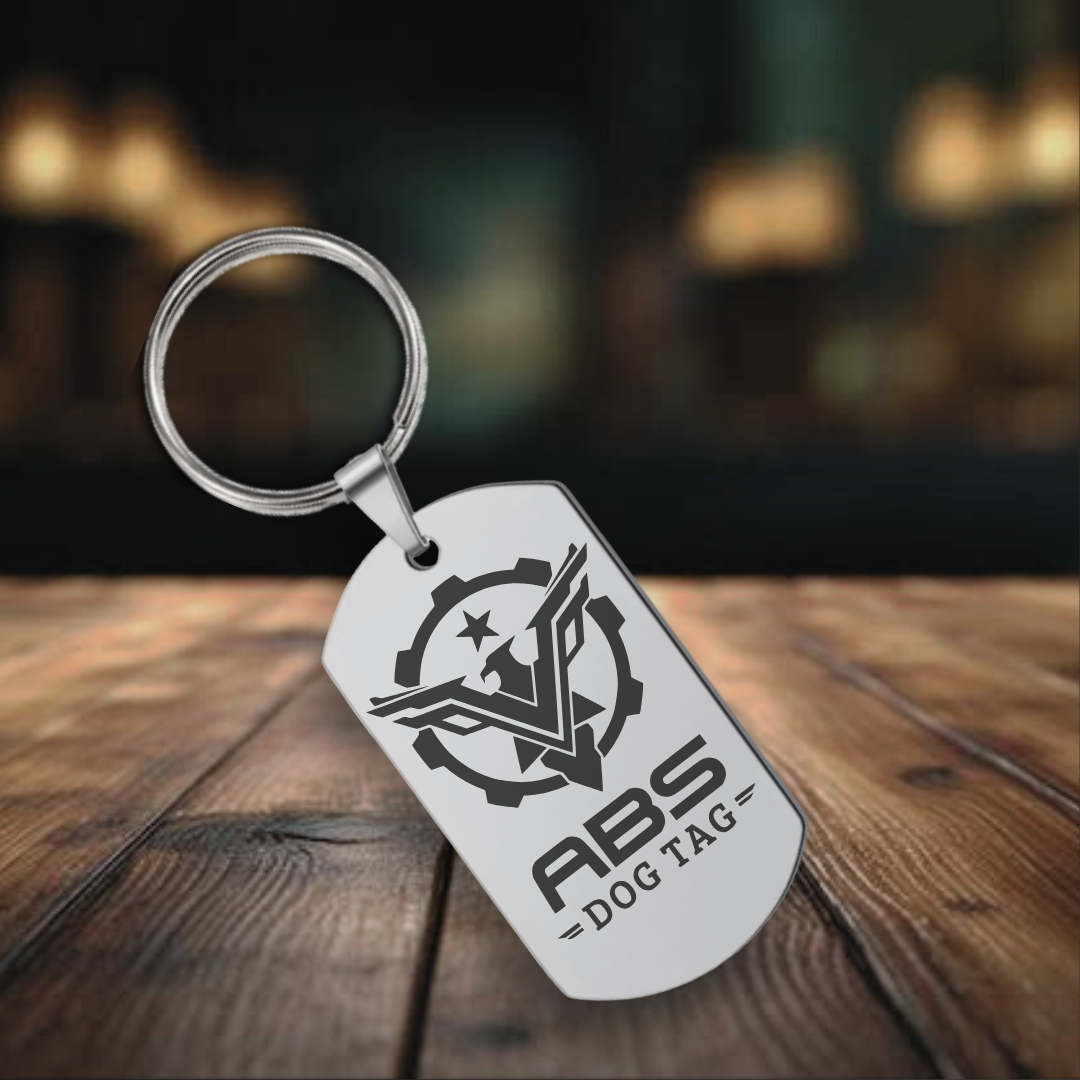 Chaveiro Dog Tag ABS
