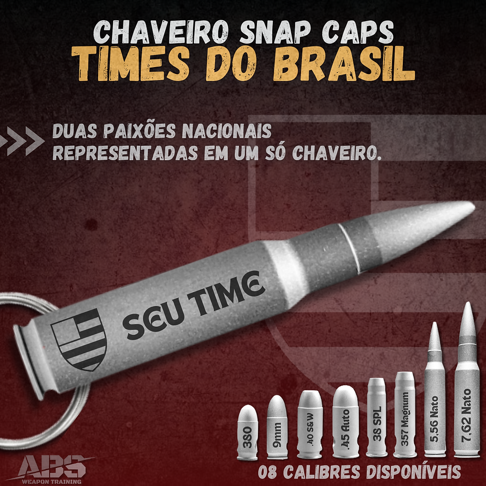 Miniatura: Chaveiro Snap Caps TIMES DO BRASIL  (unidade)