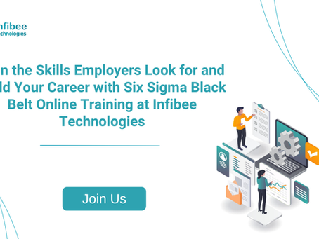 Gain the Skills Employers Look for and Build Your Career with Six Sigma Black Belt Online Training at Infibee Technologies