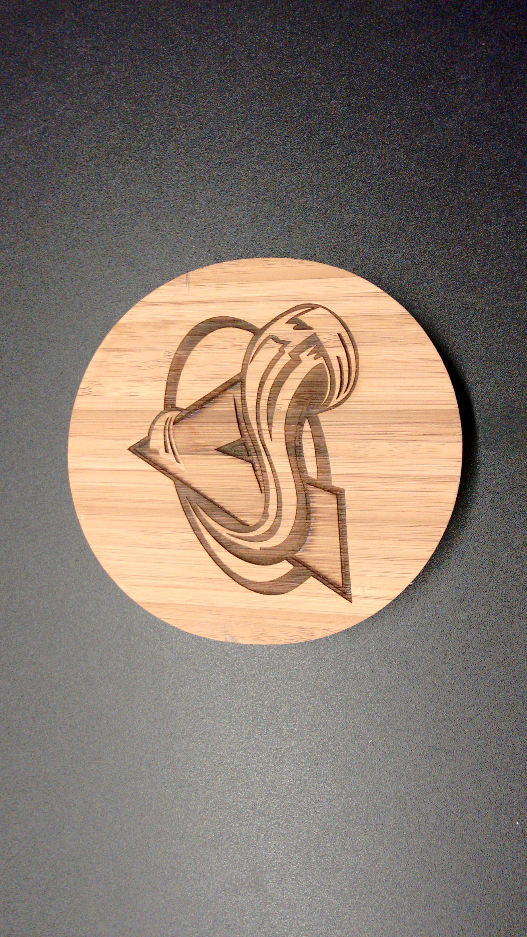 Multi-Depth Lasered Logo
