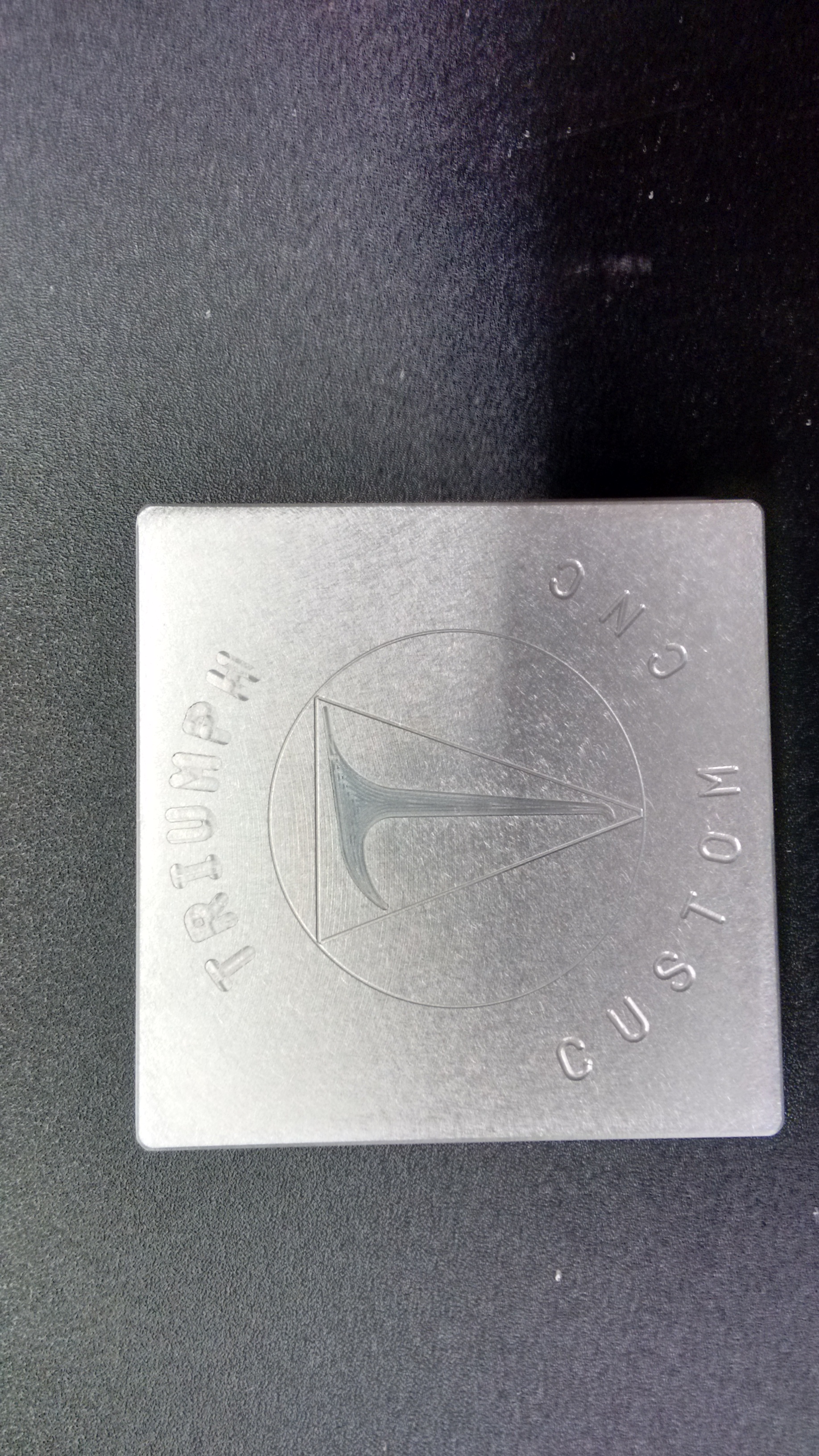 Engraving on Aluminum