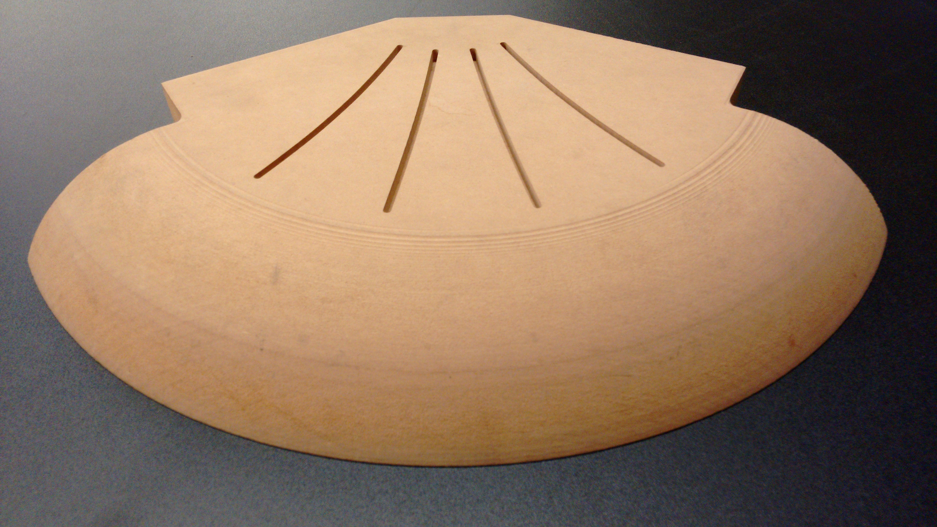 Test Part on Solid MDF
