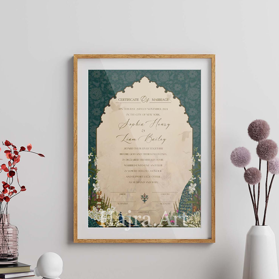 Thumbnail: Gulshan | Luxury Nikkah Certificate