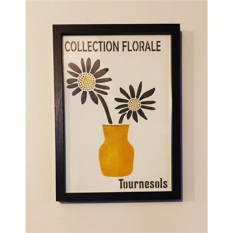 Miniature : Vase Tournesols