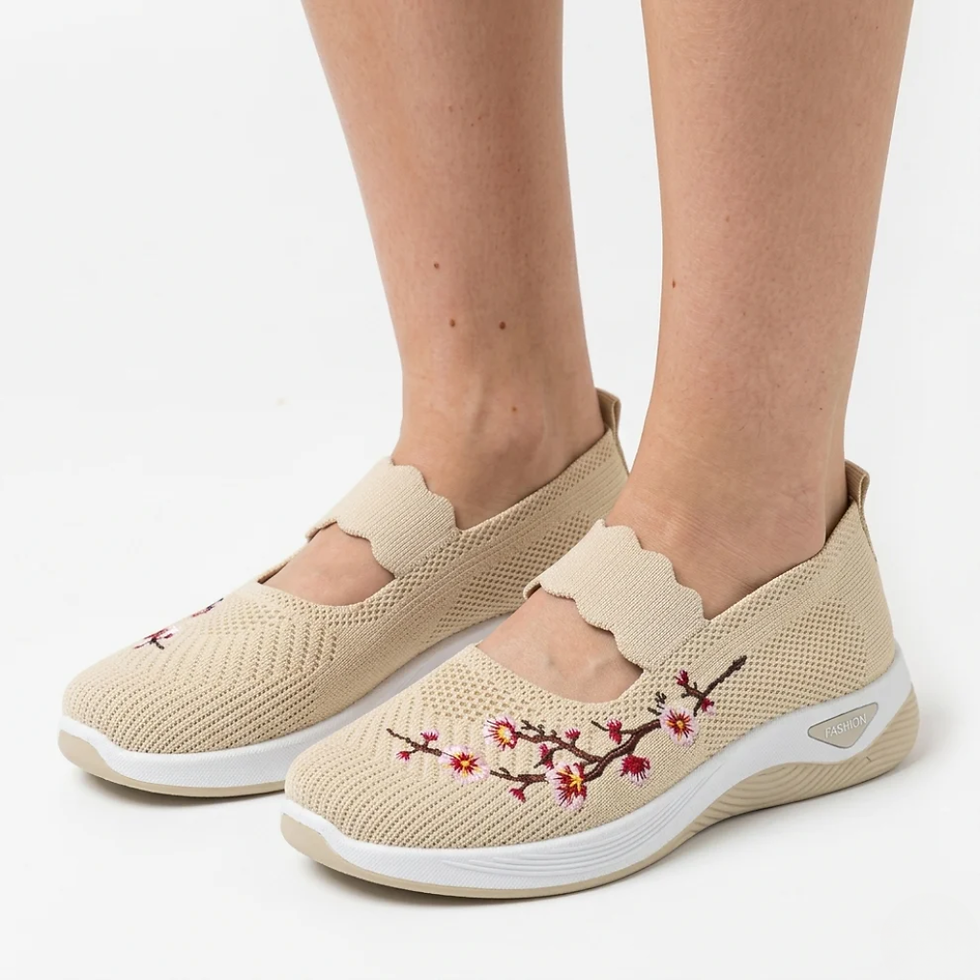 Women's Non-Slip Sneakers - Breathable Knit