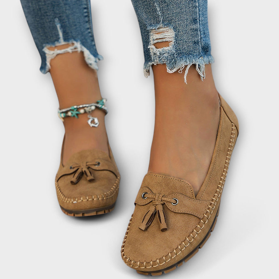 Thumbnail: Women's Orthopedic Loafers Comfortable Slip-On Walking Shoes