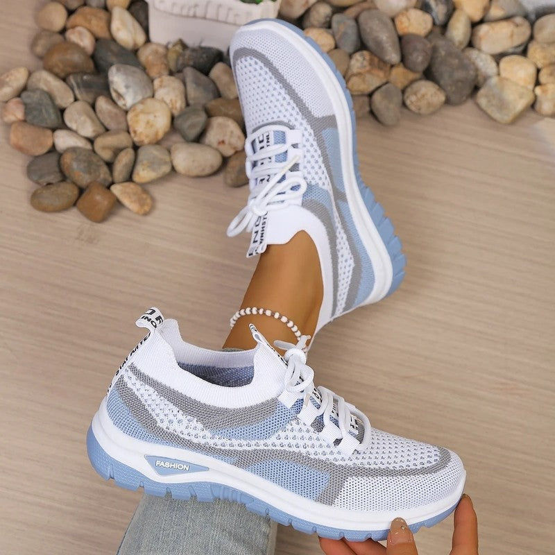 Thumbnail: Women's Orthopedic Knit Running Sneakers Lightweight and Breathable