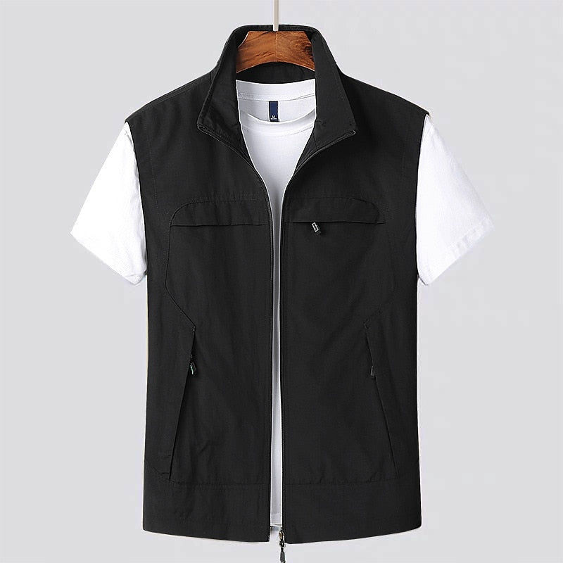 Thumbnail: Men's Lightweight Vest Quick Drying and Practical Zip Pockets