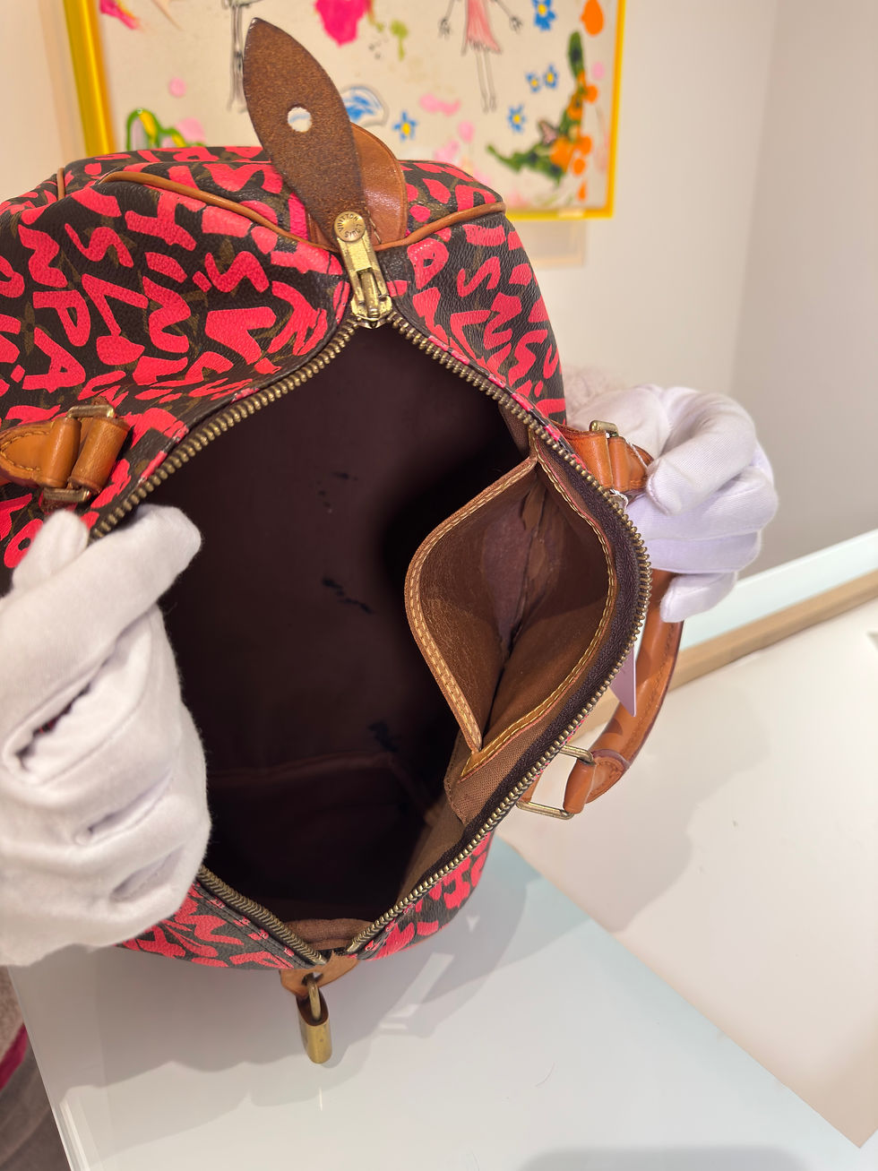 Miniaturbild: Louis Vuitton Speedy 30 x Stephen Sprouse 2008 Graffiti Monogramm Limited Editio