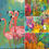 Thumbnail: Flamingos - Bundle of 4 postcards
