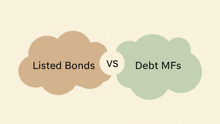 Listed bonds vs Debt MFs