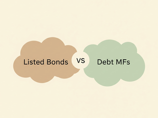 Listed bonds vs Debt MFs
