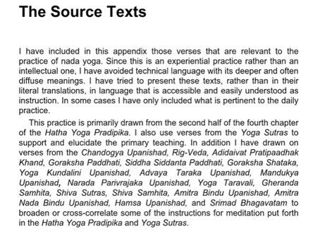 Important sources of the Music of the spheres