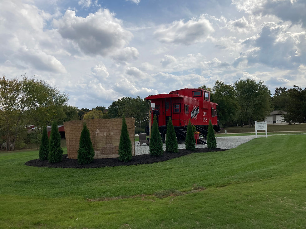 rear of caboose