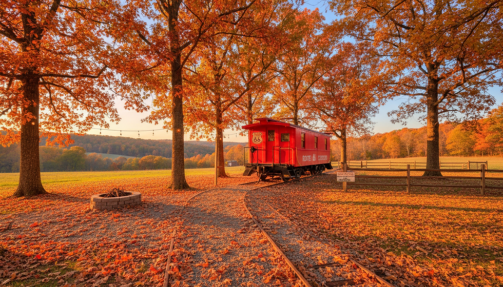 Why a Fall Getaway in Missouri Is Perfect for a Cozy Caboose Stay