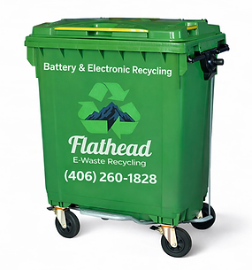 Recycling bins made for your business, we can schedule pick up services for your business to pick up your recycling.