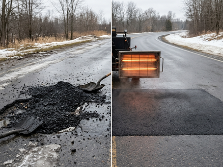 Infrared Pothole Repair vs. Cold Patch